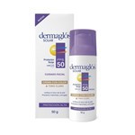 Dermaglos Protector Solar Fps 50 facial Con Color Crema 50 gr |Tono Claro #5