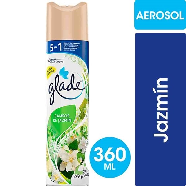 Glade Aerosol Campos de Jazmin 360 ml alt
