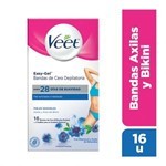 Bandas Depilatorias Veet Axila Y Bikini Piel Sensible x 16 un #1