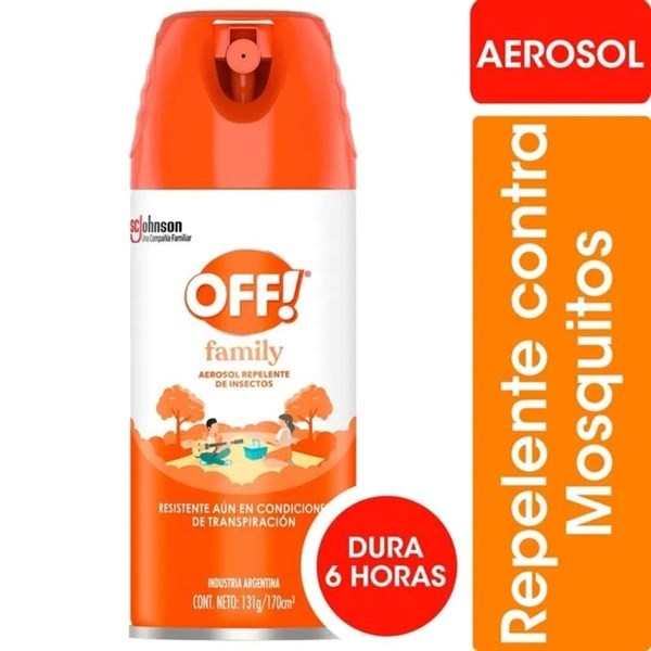 Repelente De Mosquitos Off Family Aerosol X 170 Ml #1