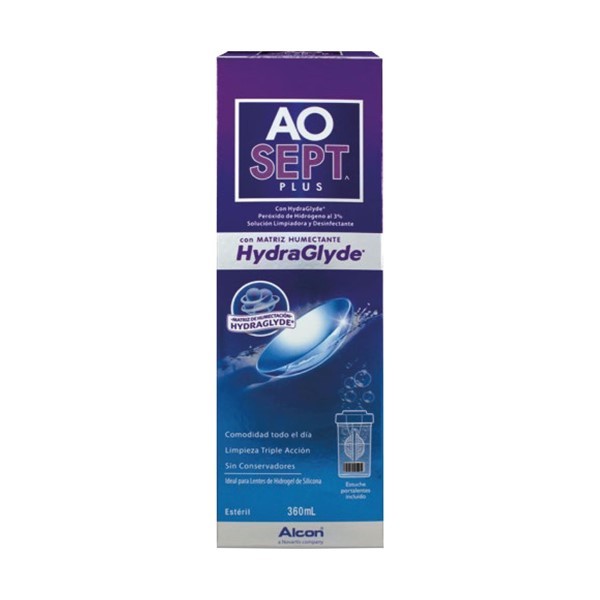 Aosept Solución Multipropósito 360 ml alt