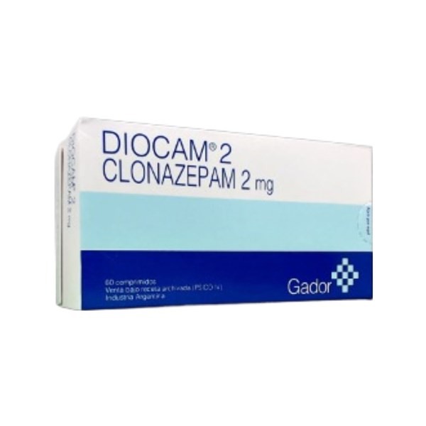Gador Diocam Clonazepam 2 Mg x 60 Comp #1