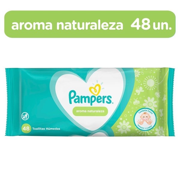 Pampers Toallas Humedas Aroma Naturaleza 48 Unidades