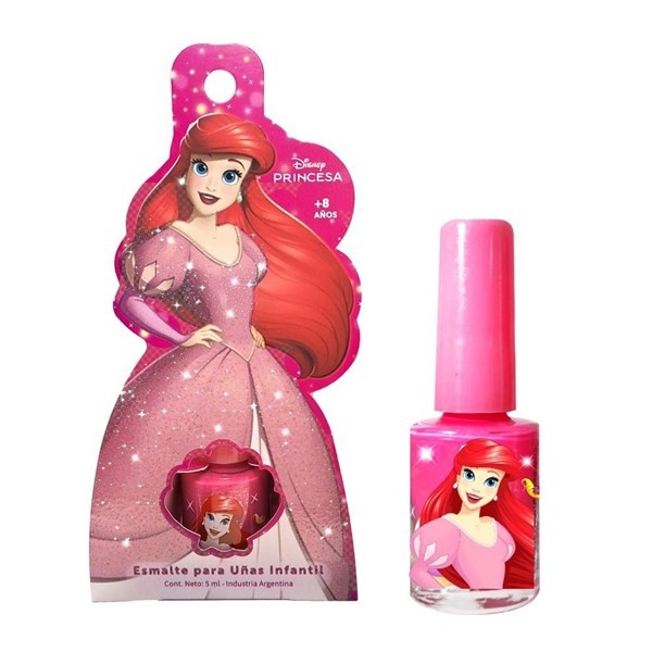 Disney Esmalte Fucsia La Sirenita alt