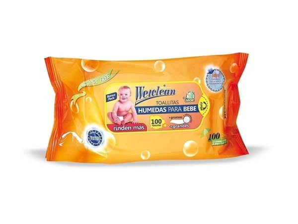Wetclean Toallas Humectantes 100 Unid #1
