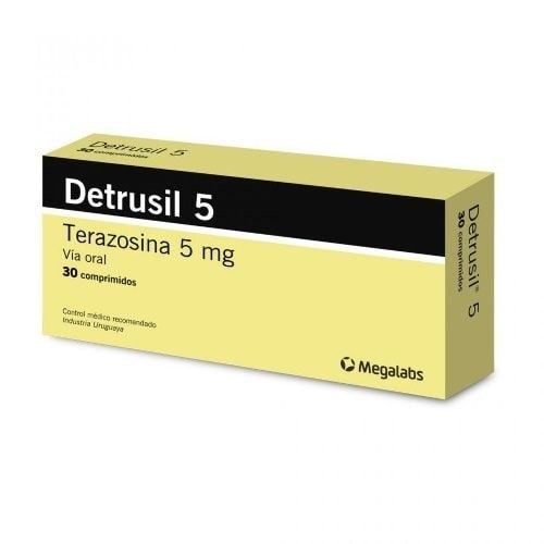 Detrusil 5mg | 30 Tabletas | Terazosina #1