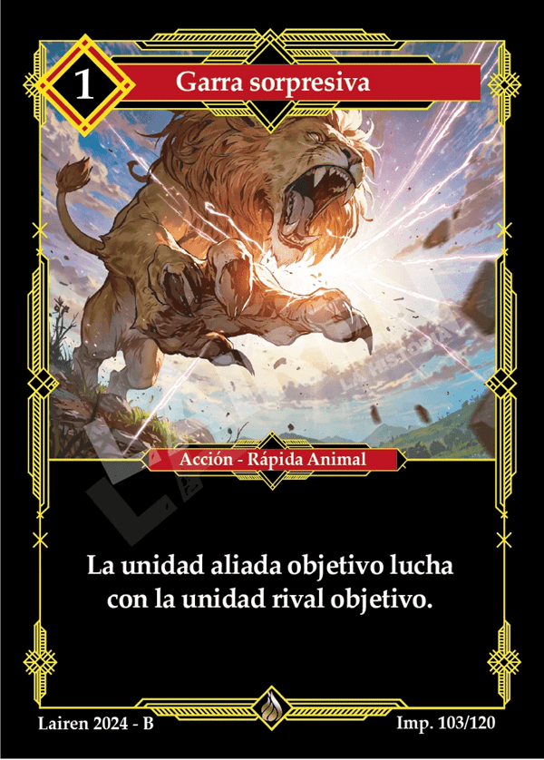 103 Garra Sorpresiva - Coste 1 #1