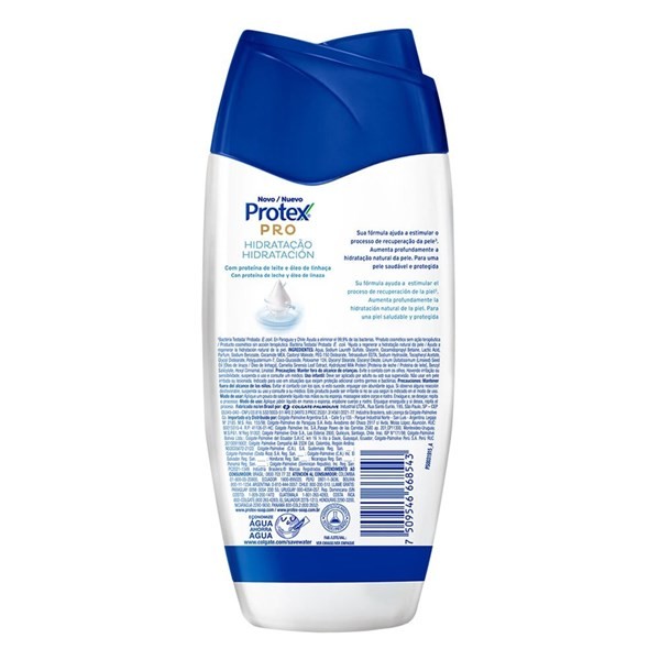 Jabón Líquido Corporal Protex Nutri Pro Hidratación x 200 ml alt