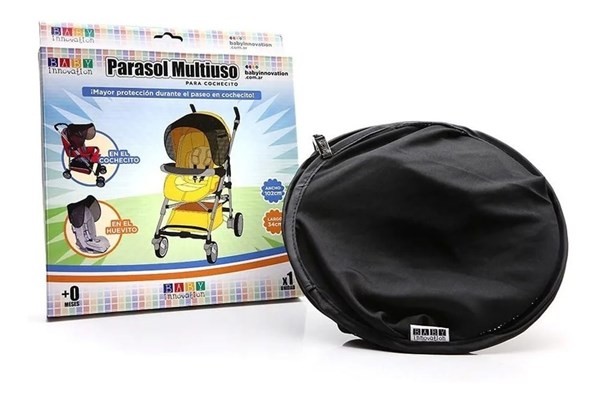 Baby Innovation Parasol Multiuso Adaptable 1 Unidad Negro #1