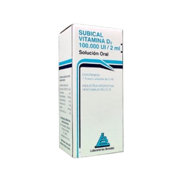 Laboratorio Bernabó Subical Vit D3 Solucion Oral 100.000 Ui Frasco Ampolla x 2 ml #1