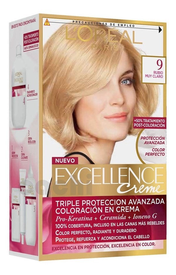 TINTA EXCELLENCE RUBIO MUY CLARO 9