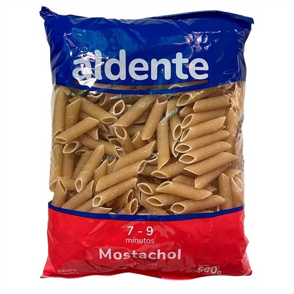 Fideos Mostachol Aldente 500 g #1