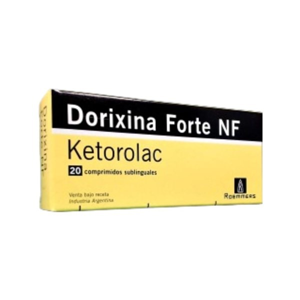 Roemmers Dorixina Forte Nf Ketorolac 10 Mg x 20 Comp Sublinguales #1