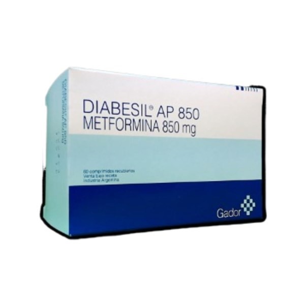 Gador Diabesil Ap Metformina 850 Mg x 60 Comp Recubiertos #1