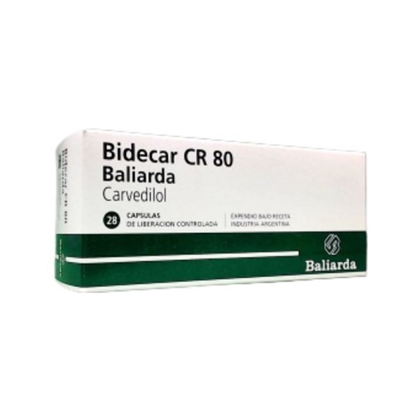 Baliarda Bidecar Cr Carvedilol 80 Mg x 28 Cáps #1