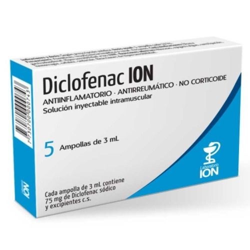 DICLOFENAC INYECTABLE 3CC X5 AMPOLLAS #1