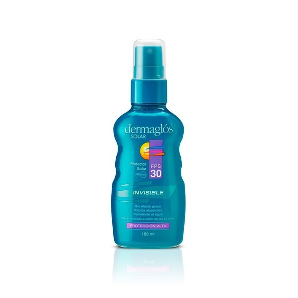 Dermaglos Protector Solar Spray Invisible Fps 30 180 ml #1