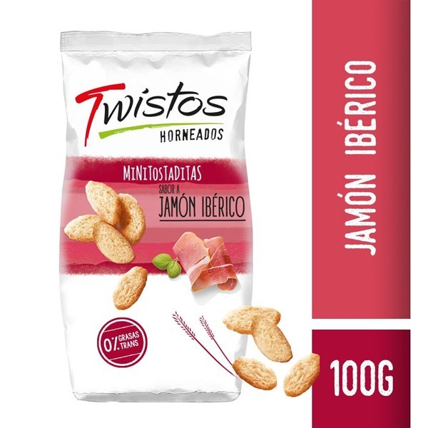Minitostaditas Twistos Jamon 100g #1