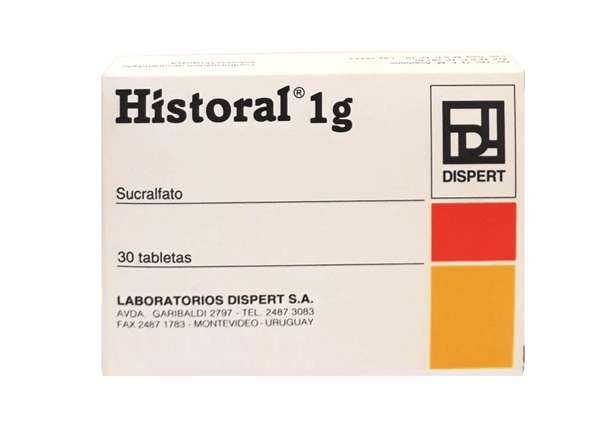 HISTORAL 1 G | 30 Tabletas | Sucralfato #1