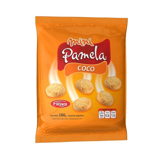Galletitas Mini Pamela Coco 180 Gr #1