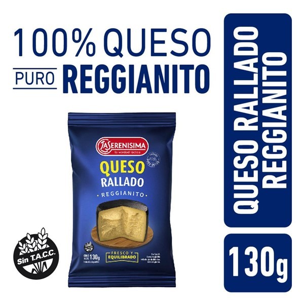 Queso Rallado La Serenisima 130 Gr