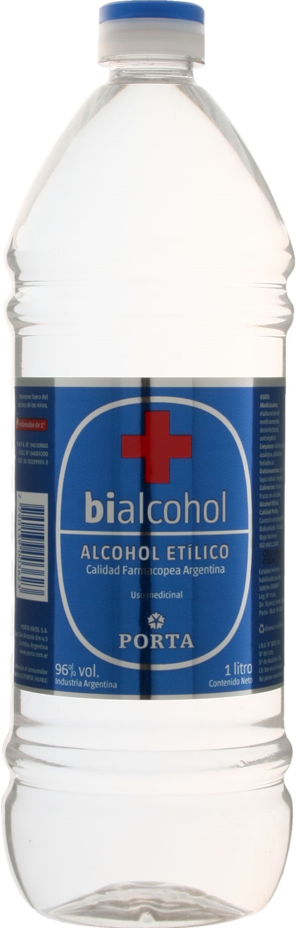 Porta BI-Alcohol Etilico 96% X 1000ml alt