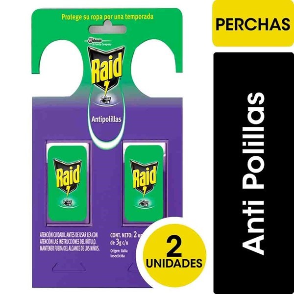 Raid Gel Antipolillas Perchitas (2 Unidades) alt
