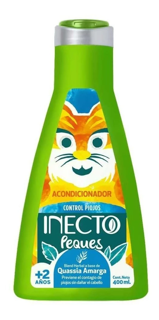 Inecto Peques Acondicionador Piojos Quasia +2 Años 400 ml