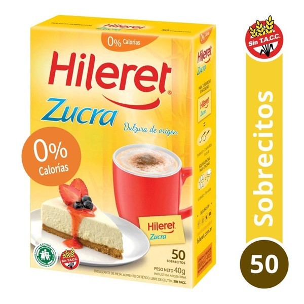 Endulzante Hileret Zucra X 50 Sobres
