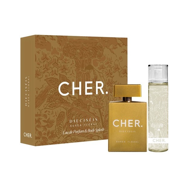Set Cher Dieciséis Aurea Floral Edp x 100 ml + Body Splash x 100 ml #1