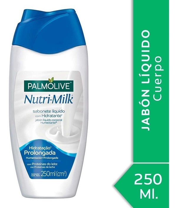 Palmolive Jabon Liquido Nutrimilk Humectacion Prolongada 250 ml