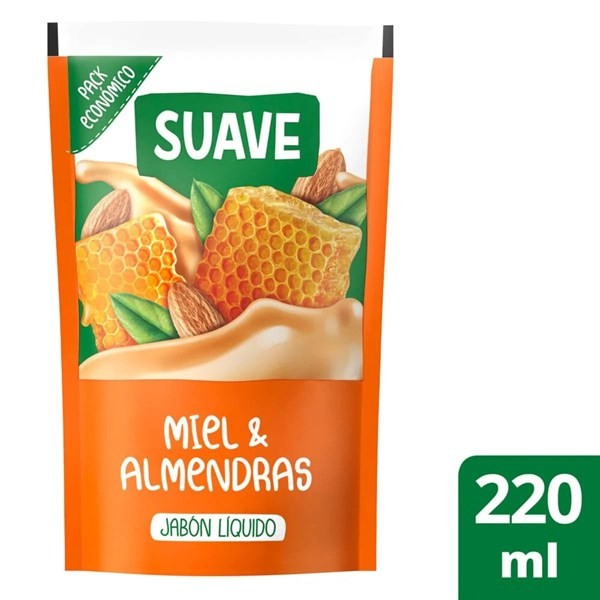 Suave Jabon Liquido Flor Naranja Y Miel 220 ml