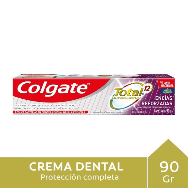 Colgate Crema Dental Total 12 Encias Reforzadas 90 gr