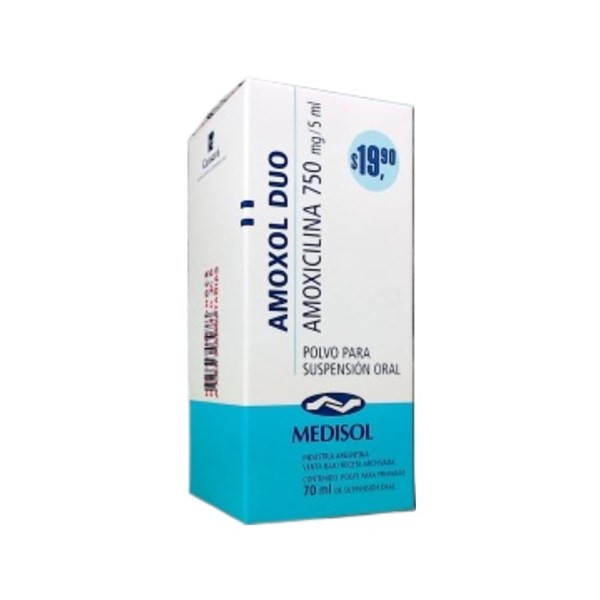 Cassara Amoxol Duo Amoxicilina Polvo para Suspensión Oral x 70 ml #1