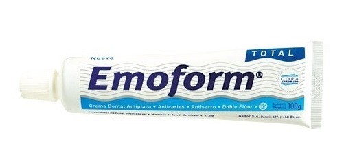 Emoform Total Crema Antiplaca Anticarie Antisarro 100 g alt
