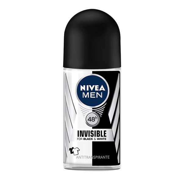 Nivea Desodorante Antitranspirante  men Invisible B&W Roll On 50 ml #1