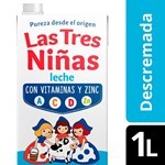 Leche 0uat Vitam/zinc Las Tres Niñas 1l #1
