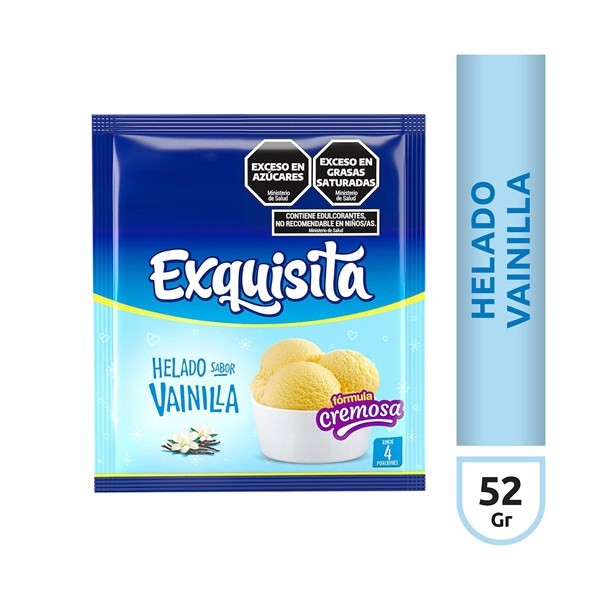 Polvo Pre Mezcla Exquisita Helado Sabor Vainilla 52 G. #1