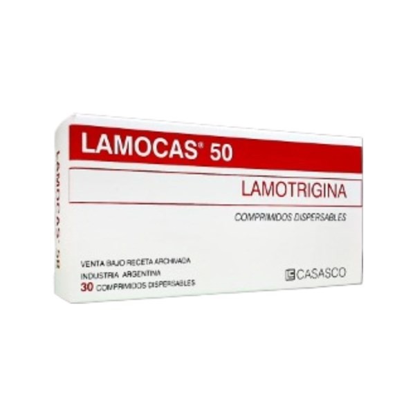 Casasco Lamocas 50 Mg Lamotrigina x 30 Comp Dispersables #1