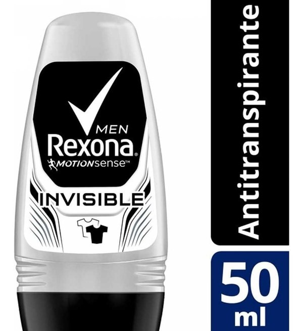 Rexona Invisible Antitranspirante Hombre Roll On x 50 ml