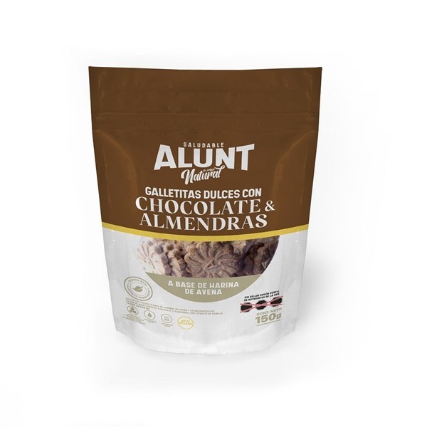 Galletitas Dulces Alunt Con Chocolate Y Almendras x 150 g #1