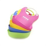Baby Innovation Babero Silicona Rosa Con Bolsillo Contenedor (Impermeable) #7