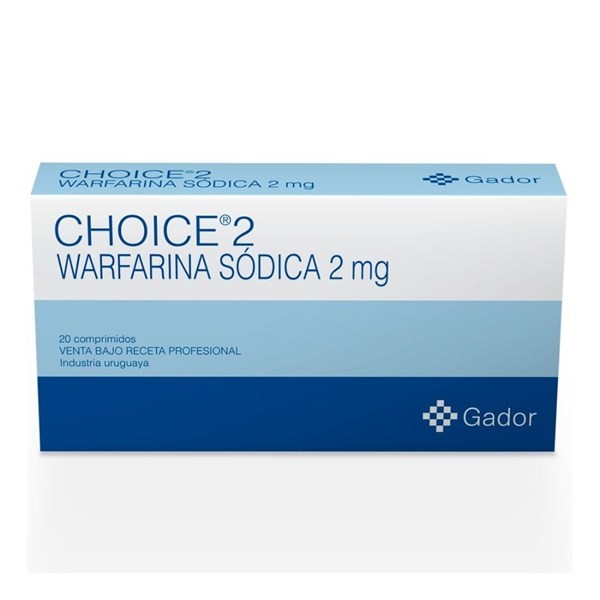 Choice 2 Mg | 10 Comprimidos | Warfarina #1