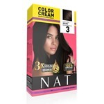 Nat Kit Tintura Color Cream & Nutrition Color 3 Castano Oscuro #1
