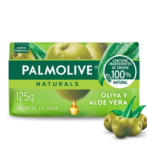 Palmolive Jabón Naturals Oliva Y Aloe Vera 125 gr #1