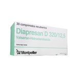 Montpellier Diapresan D Valsartán + Hidroclorotiazida 320 / 12,5 Mg x 30 Comp Recubiertos #1