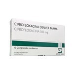 Ciprofloxacina Denver Farma 500 Mg x 10 Comp Recubiertos #1