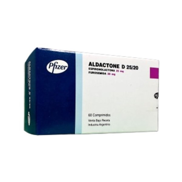 Pfizer Aldactone D Espironolactona + Furosemida 25 / 20 x 60 Comp #1
