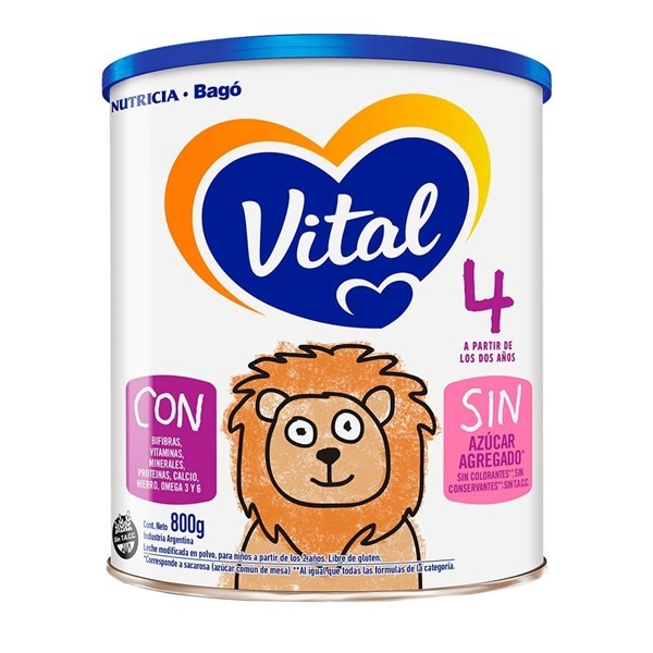 Leche Infantil Vital 4 2+ Años x 800 g alt