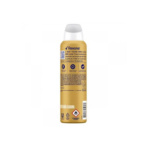 Desodorante Aerosol Rexona Estefania Banini x 150 ml alt